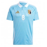 Belgium Youri Tielemans #8 Replica Away Shirt Euro 2024 Short Sleeve